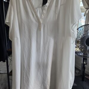 Torrid Classic White Blouse